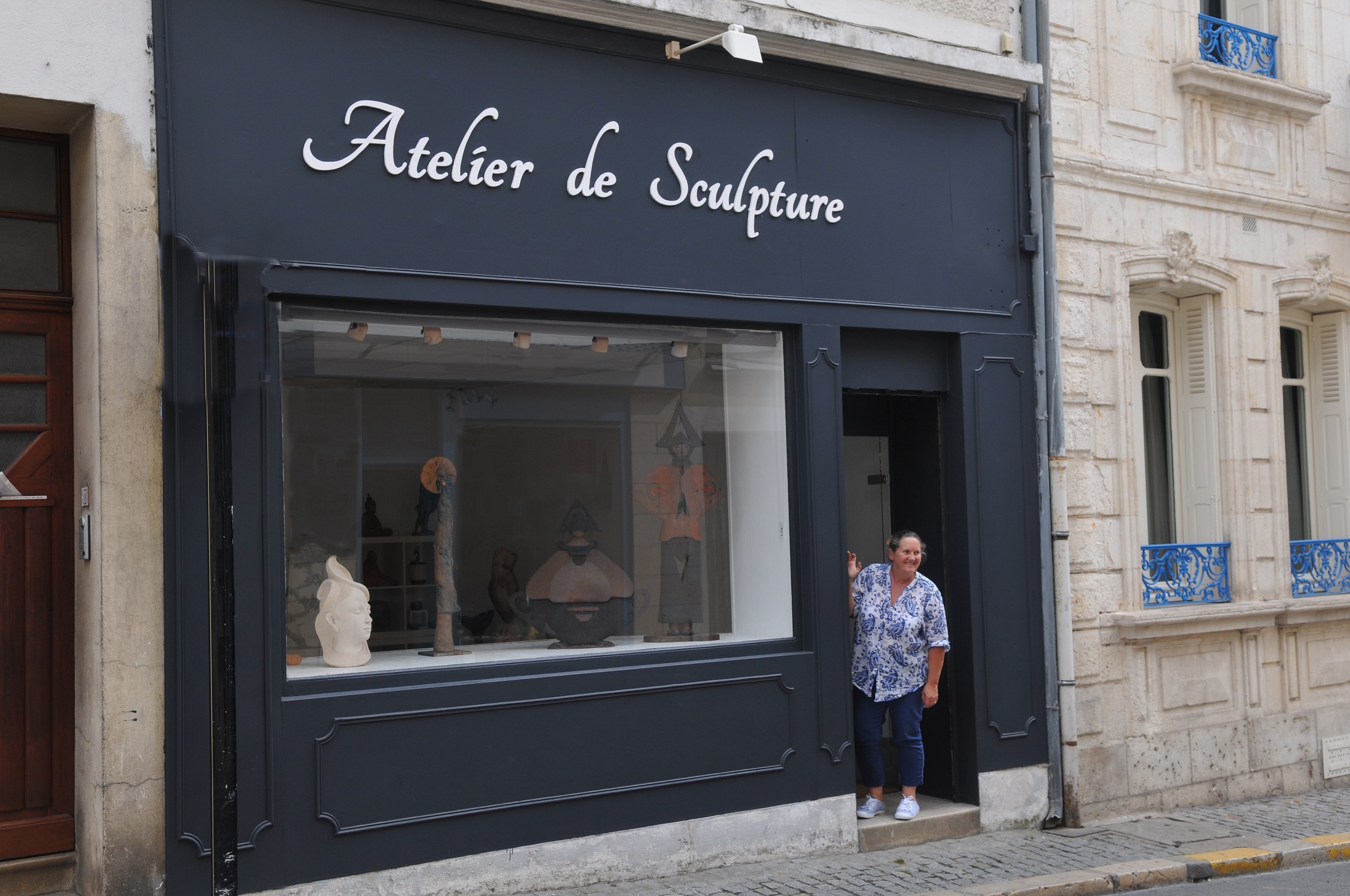 Bourges atelier Zola sculpture Marianne Berrichonne Cher